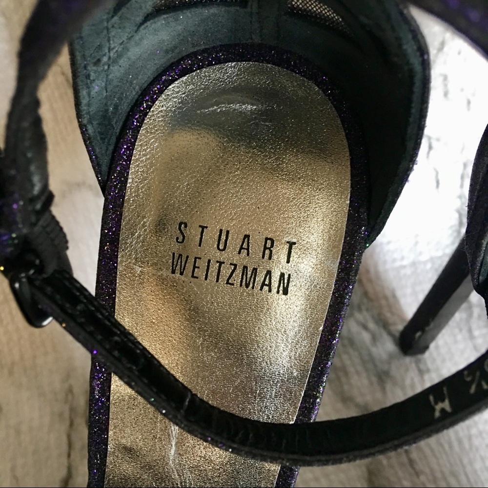 Purple Stuart Weitzman Sandals; 8.5M - Picture 4 of 8